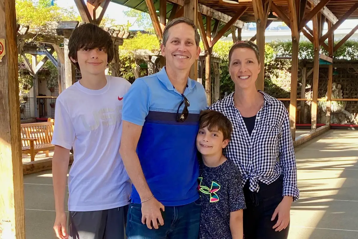 Jacque and her family, 2022.