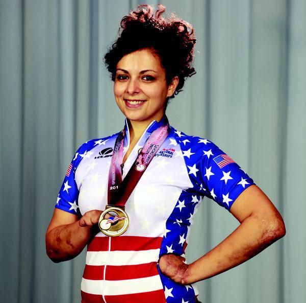 Jamie in the 2012 London Paralympics