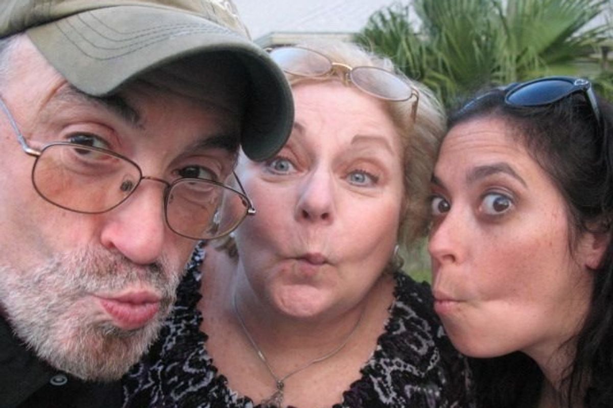 Jennifer Goldstein and her family