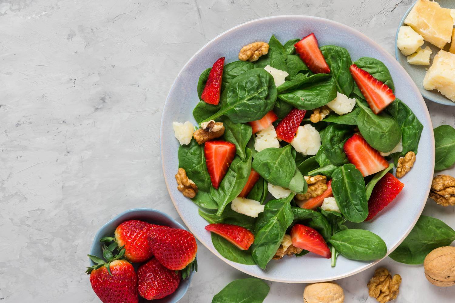 Jicama and Strawberry Salad
