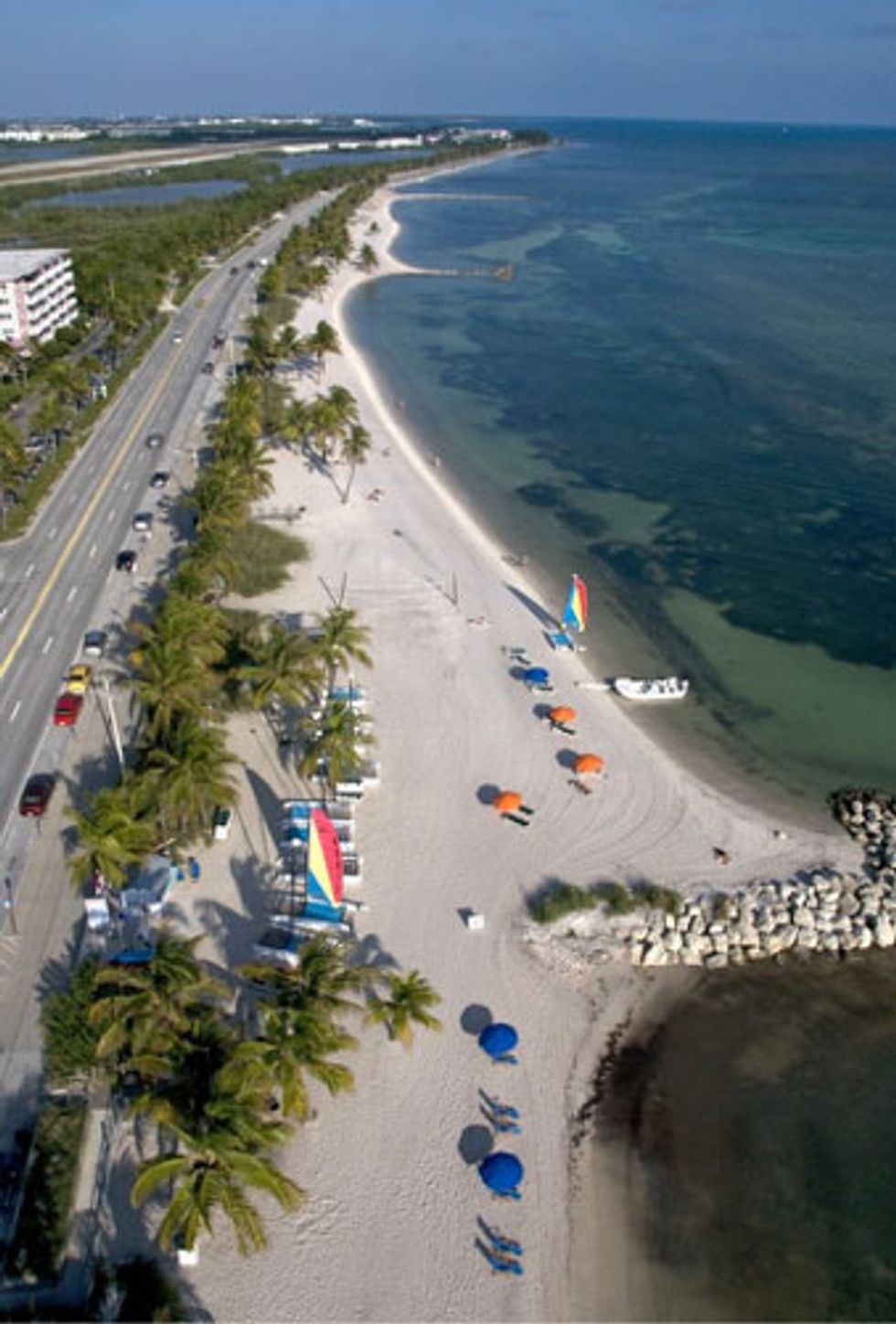 Key West has beautiful beaches. (Photo by Andy Newman/Florida Keys News Bureau)