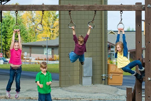 kids at recess at school