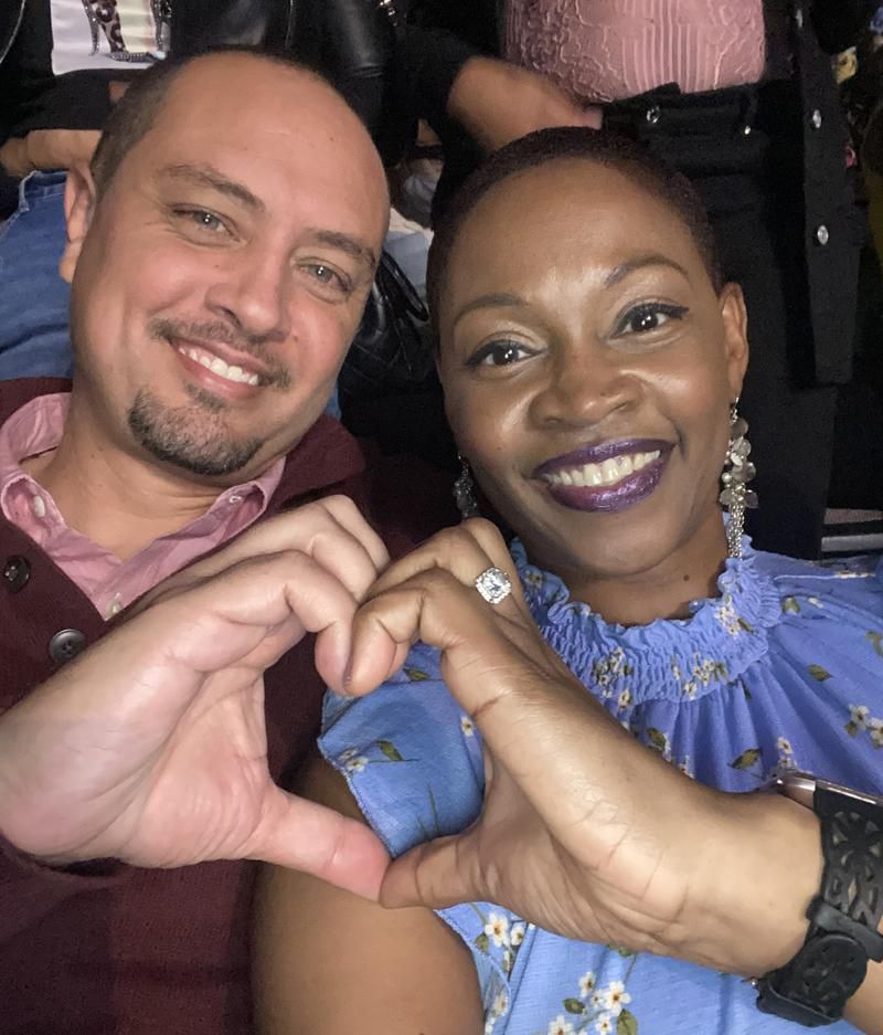 Kimberly on a recent concert date night with her husband of nearly 23 years