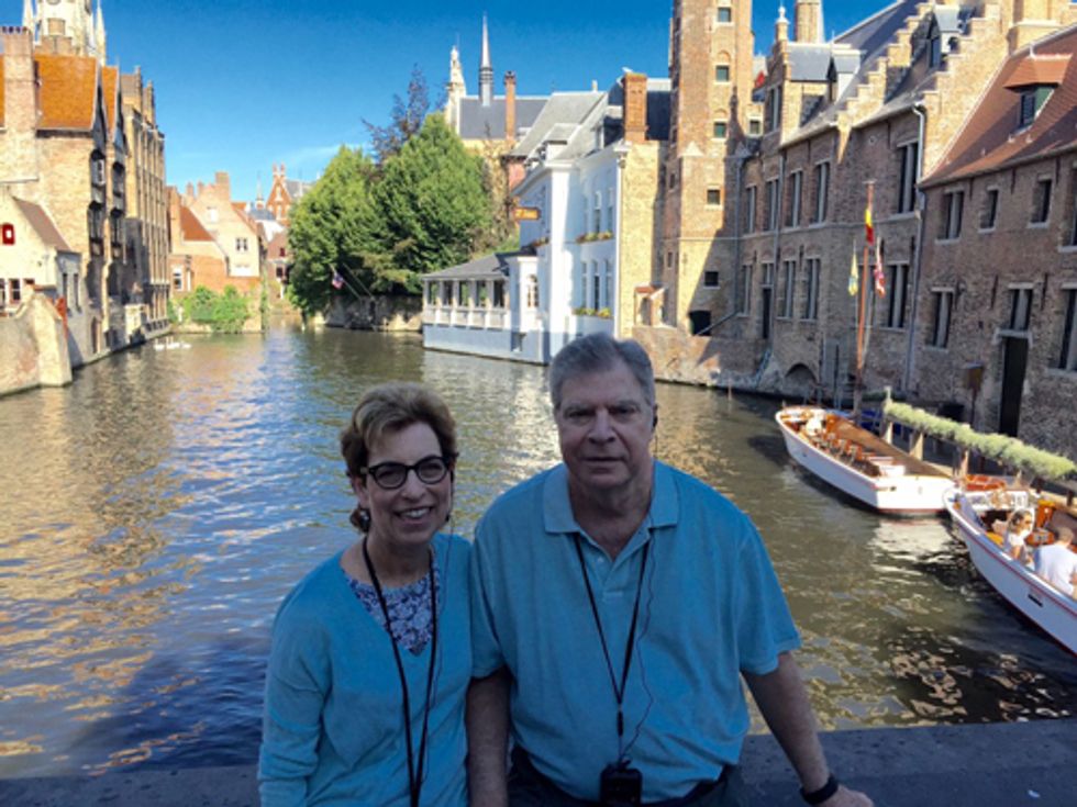 L and I enjoyed our boat ride on the canal.
