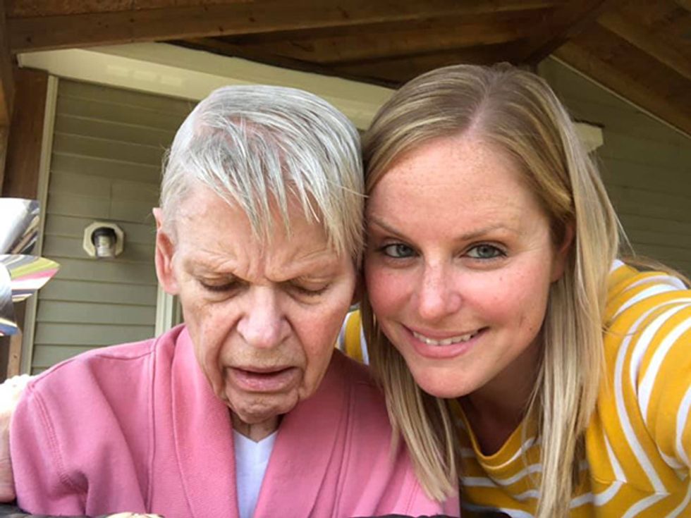 Lauren Dykovitz  and her mother