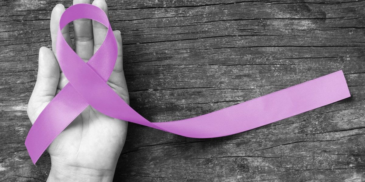 lavender Ribbon for cancer awareness (all kinds)