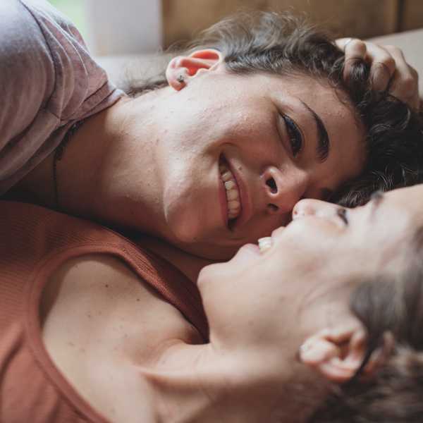 Lesbian Couple Together Indoors