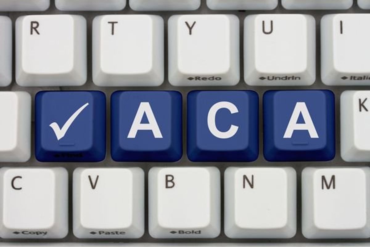 letters ACA on a keyboard