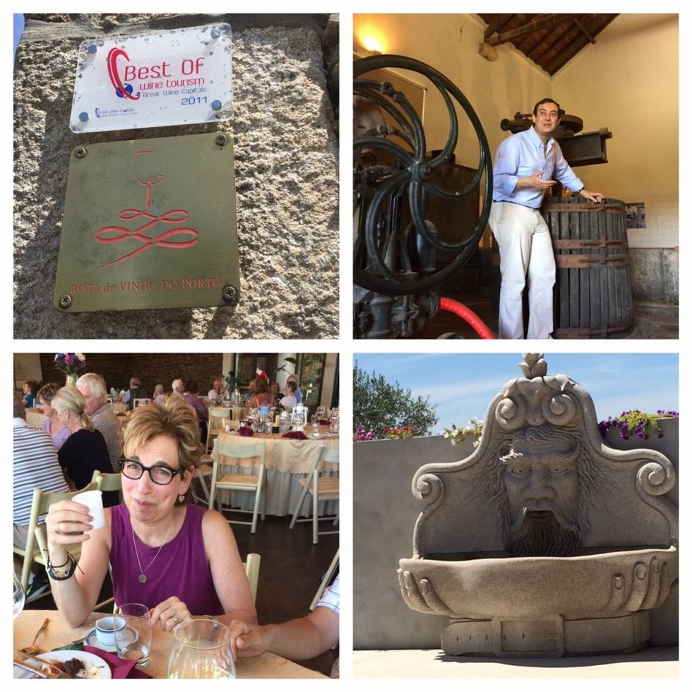 Lunch at Quinta da Avessada. Grappa was not a palate pleaser.