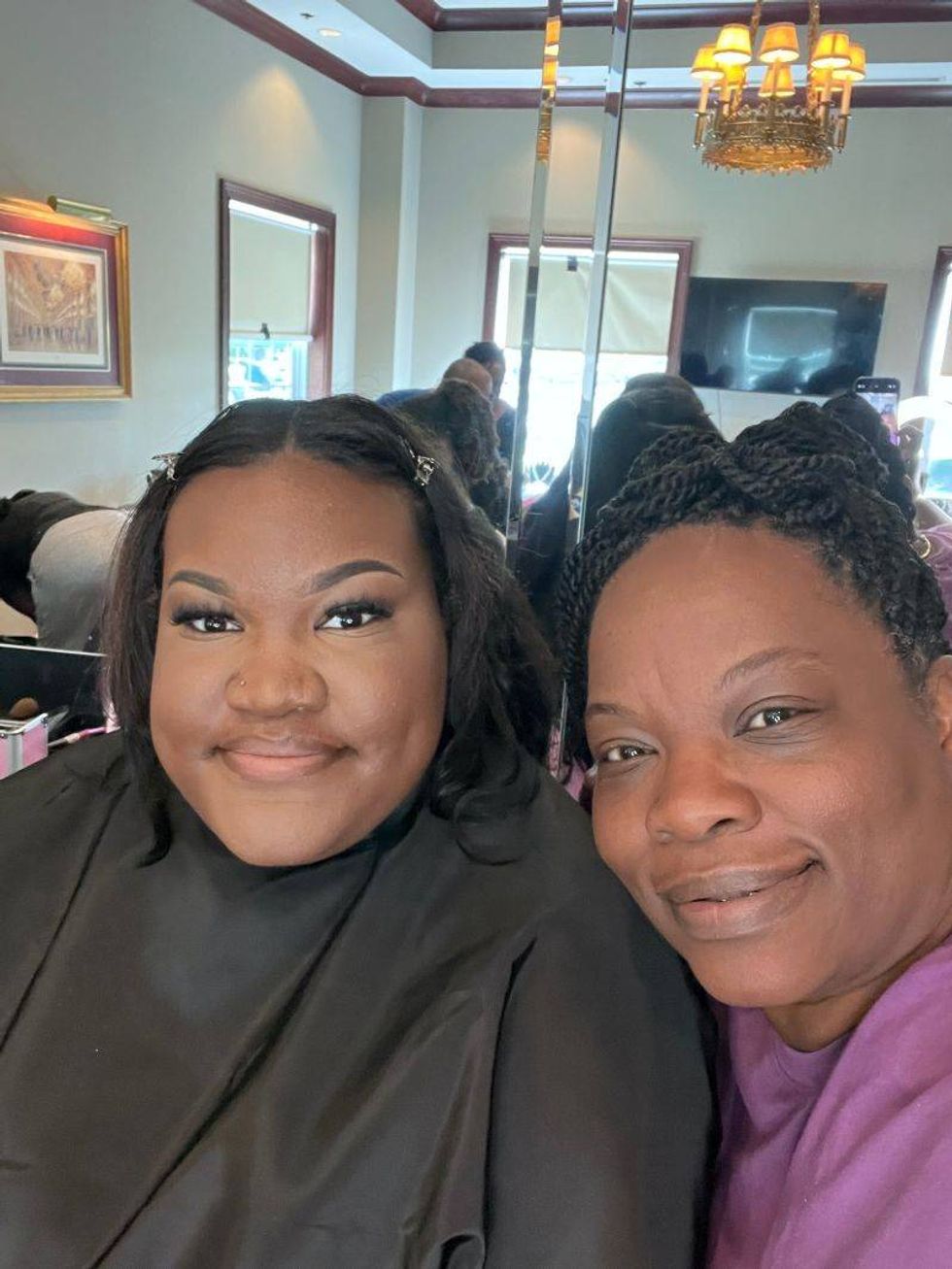 Marie\u2019s granddaughter, Jada, and her daughter, Robyn, 2025