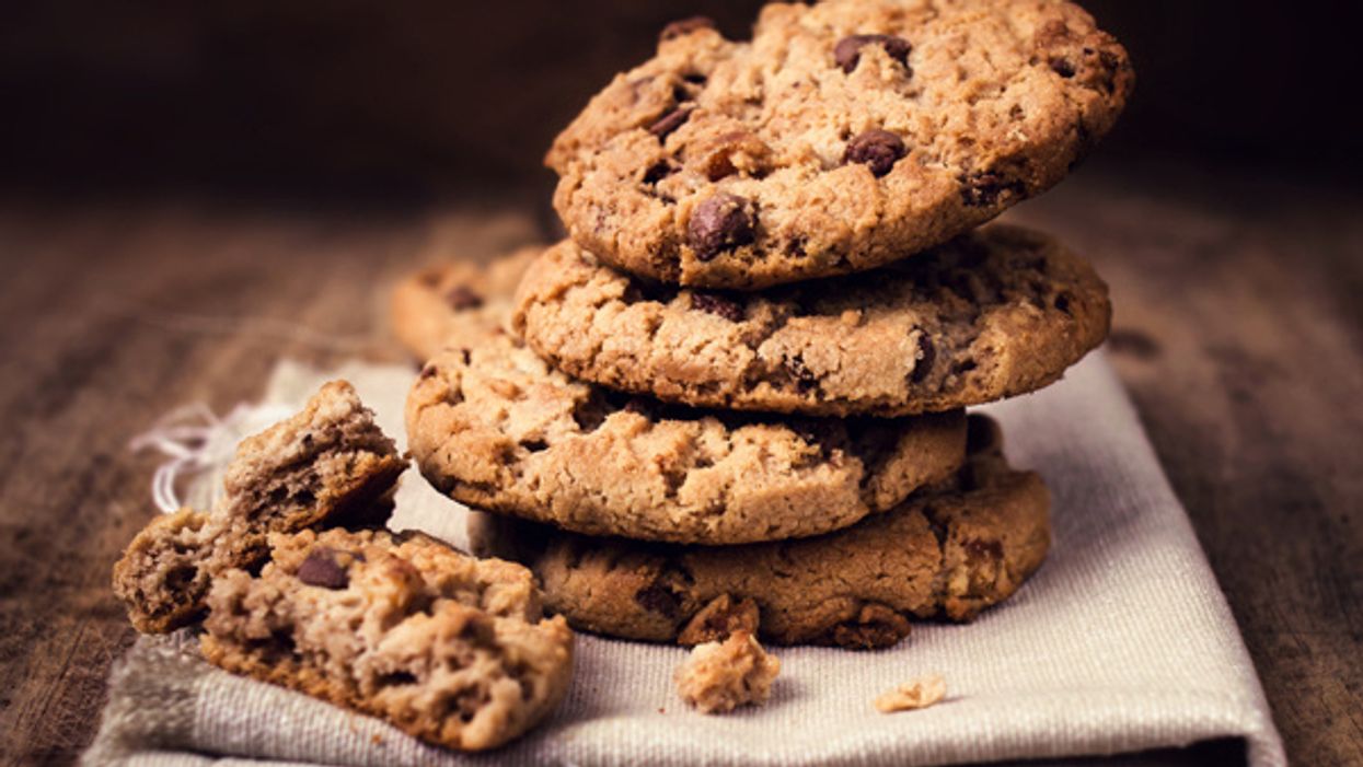 Matcha Almond Chocolate Chip Sable
