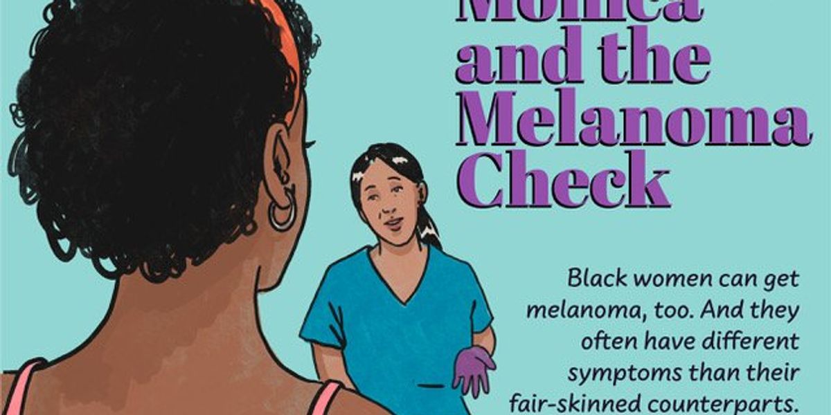 Monica and the Melanoma Check comic