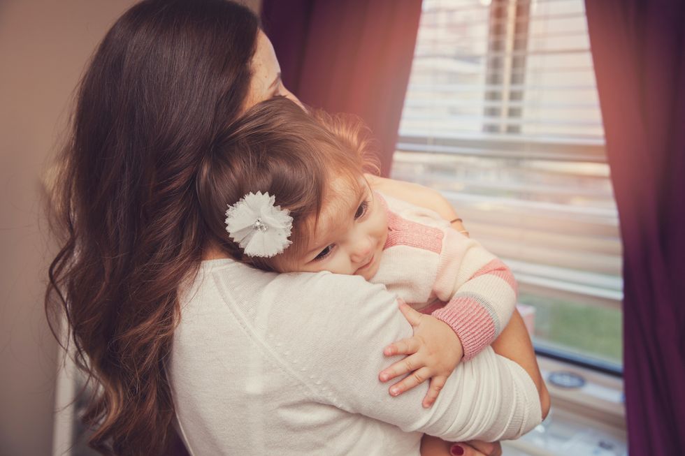Mother and Daughter in the Bedroom