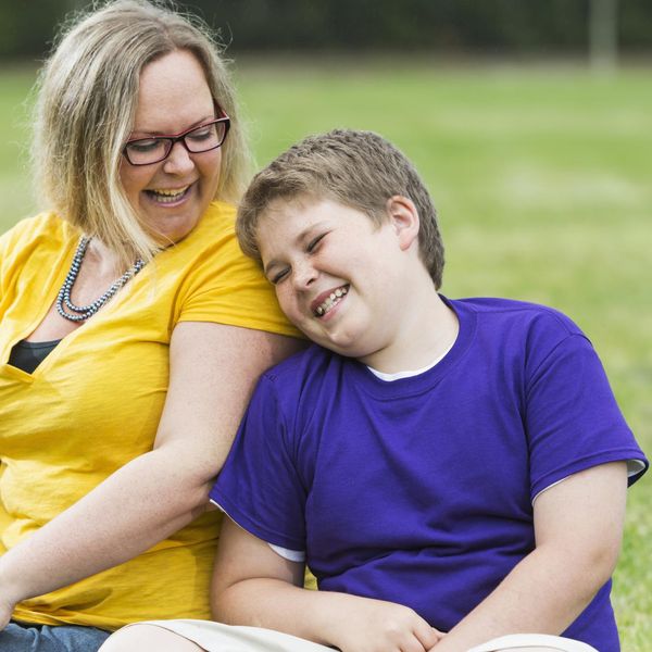 mother and son