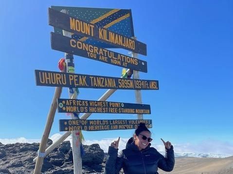 mount kilimanjaro sign