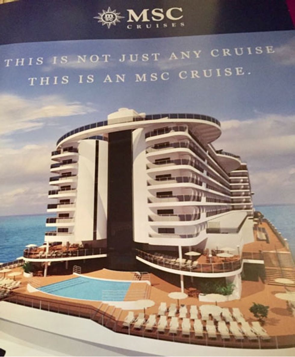 MSC has partnered with Technogym for wellness experiences.