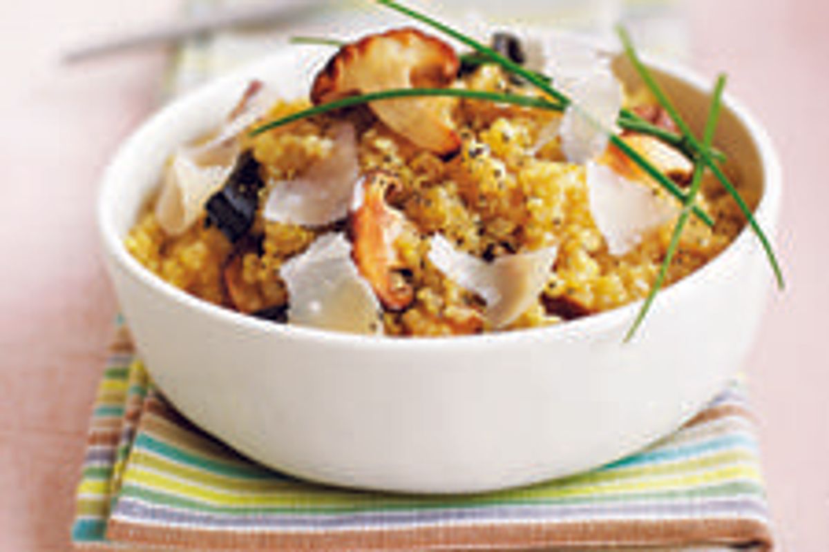 Mushroom Quinoa Risotto