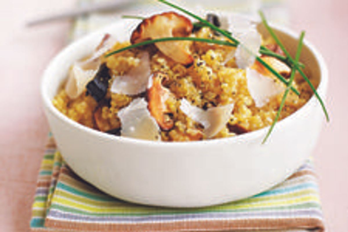 Mushroom Quinoa Risotto