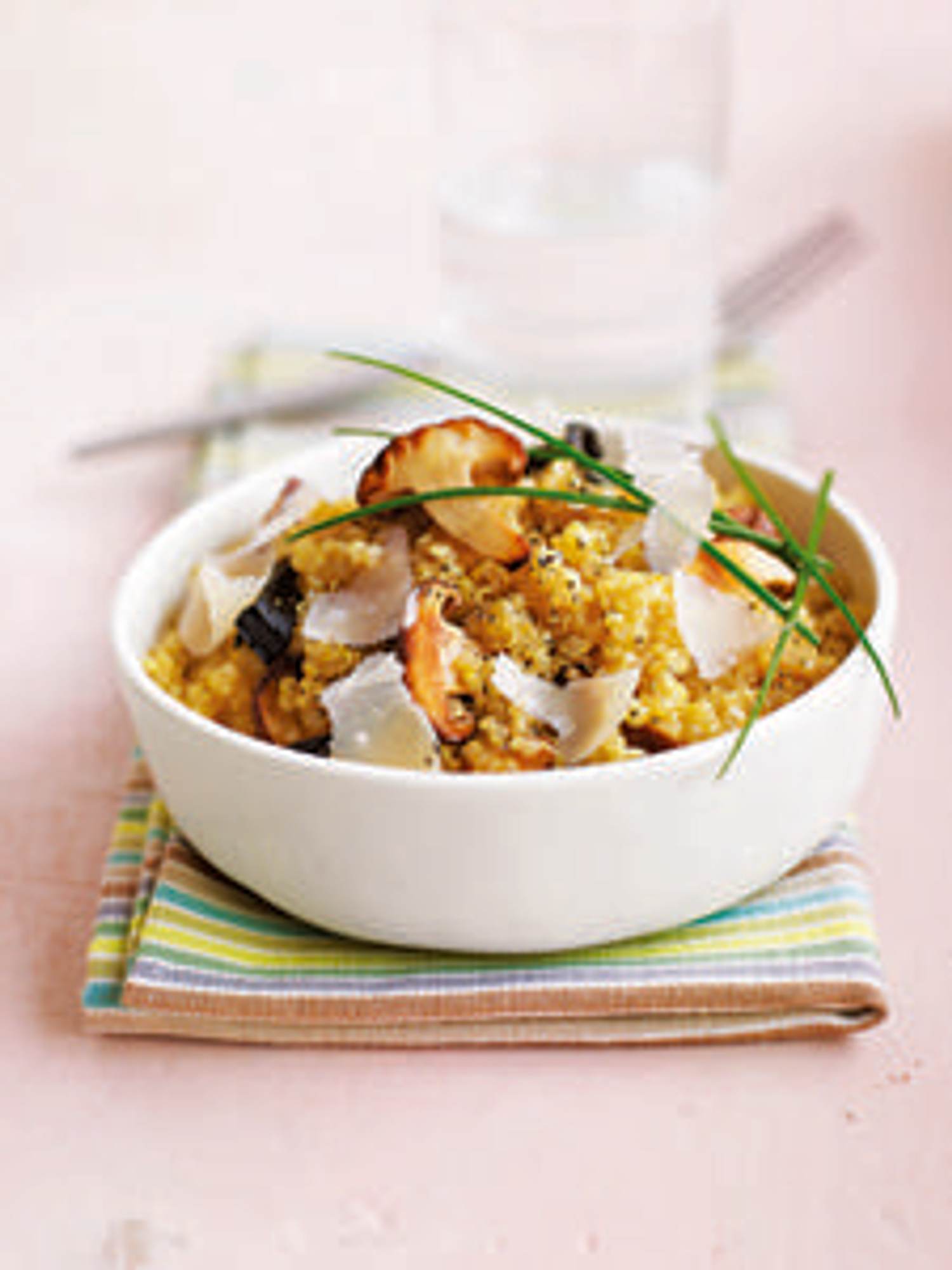 Mushroom Quinoa Risotto