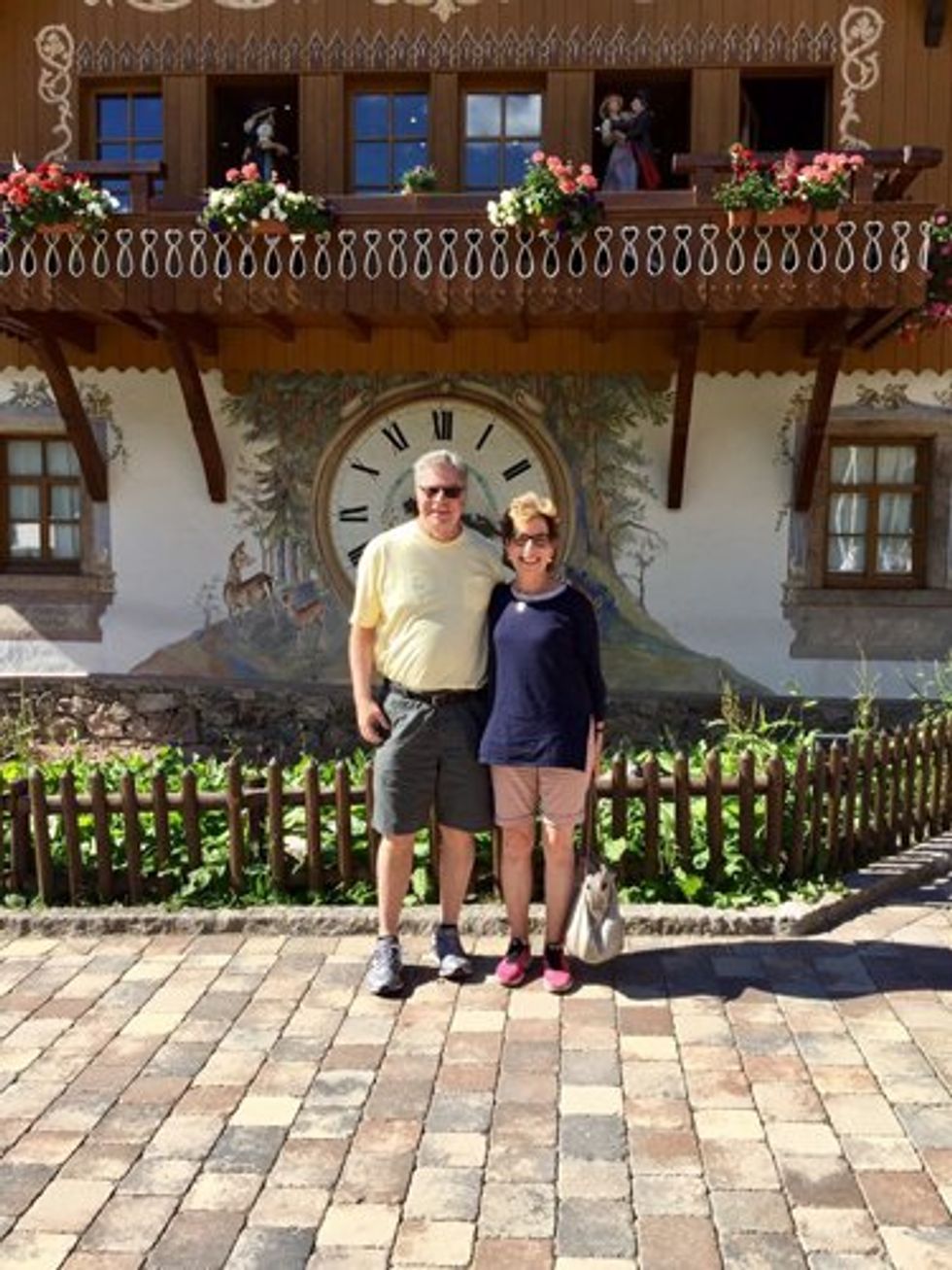 My boyfriend L and I walked around the Hofgut Sternen in the Black Forest.