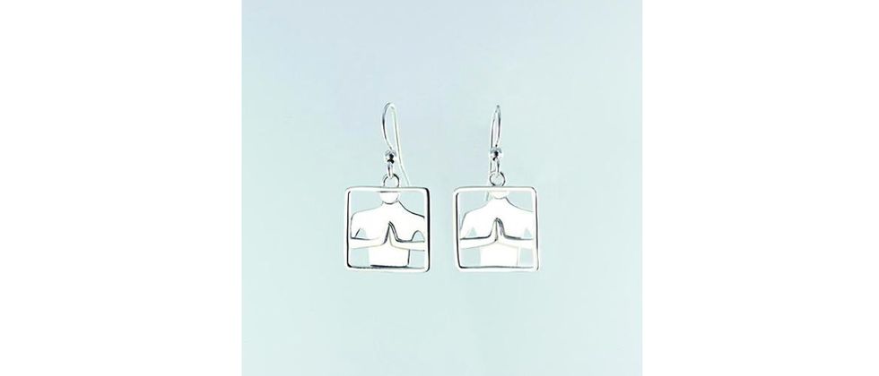 Namaste earrings from Far Fetched.