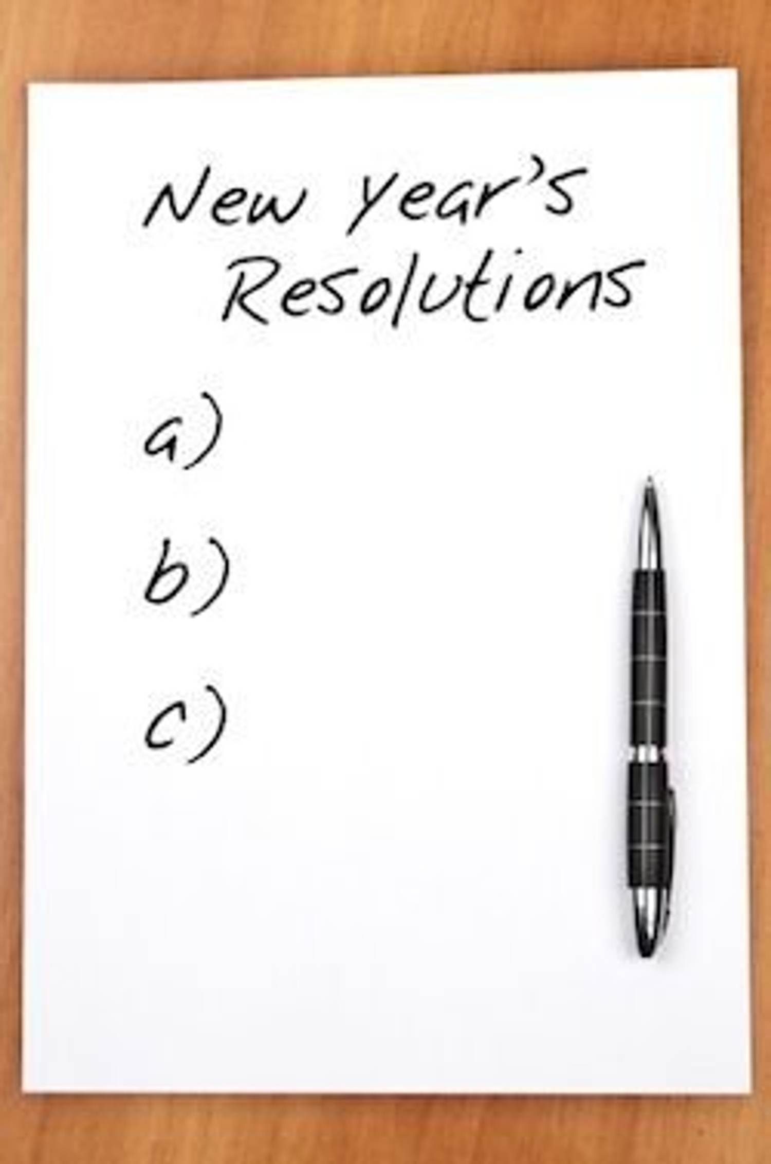 Don't Let Your Resolutions Be Unhealthy