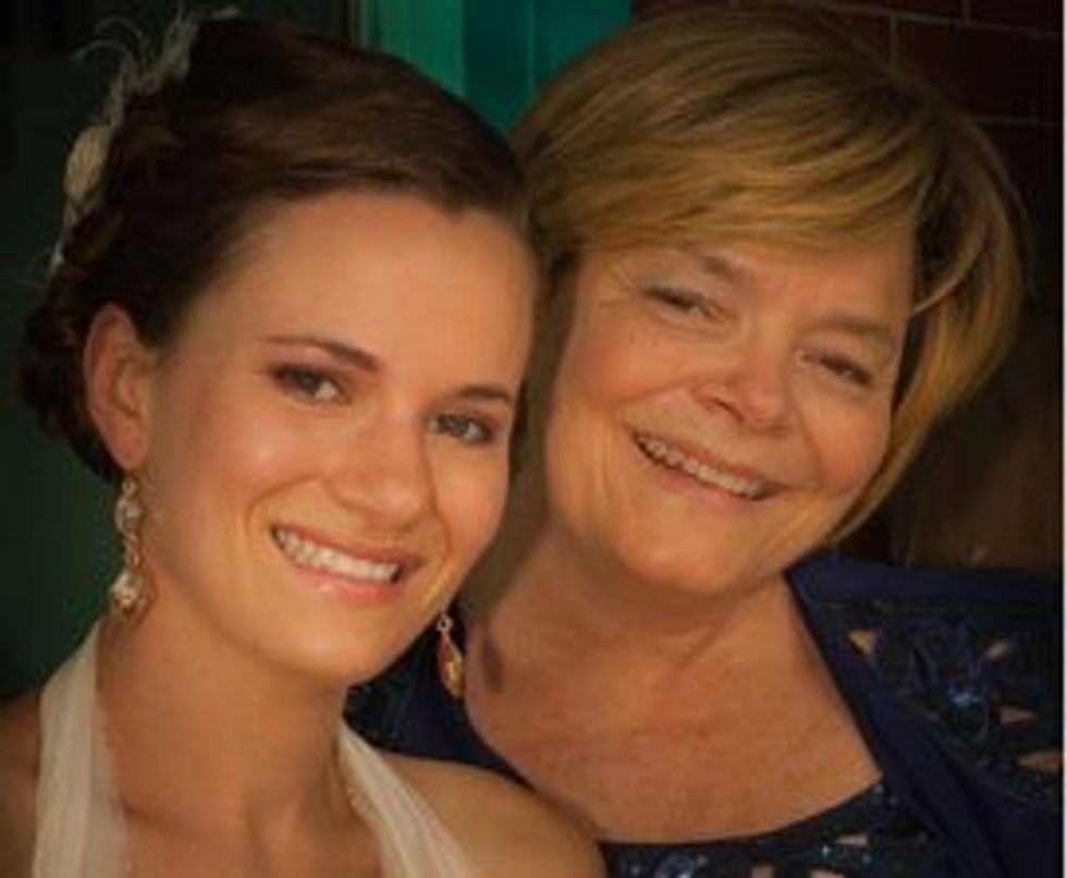 Nikki (left) was inspired to succeed by her strong mom, Diane.