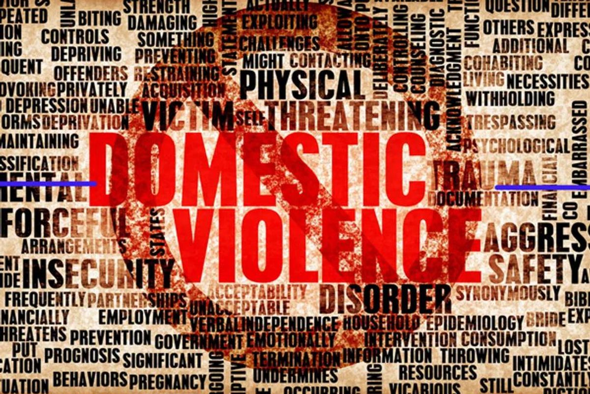 no domestic violence sign