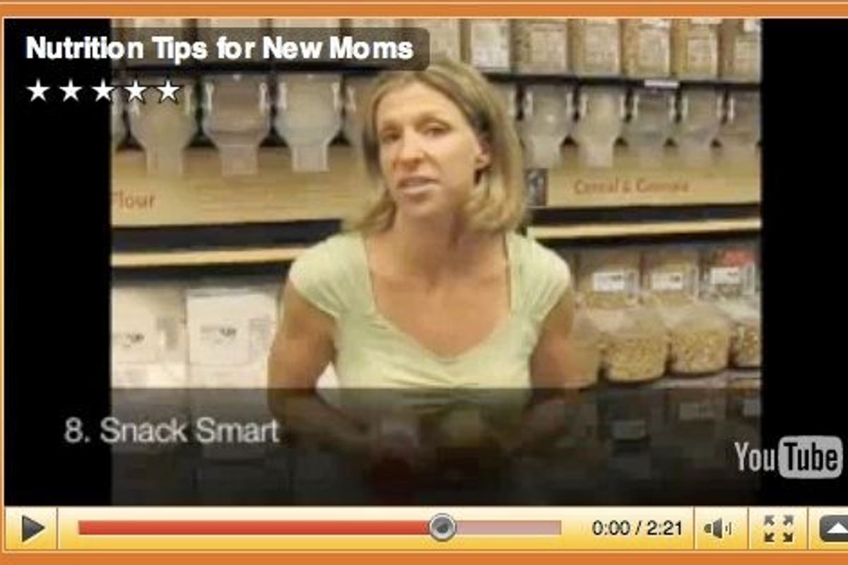 Nutritional Tips for New Moms video