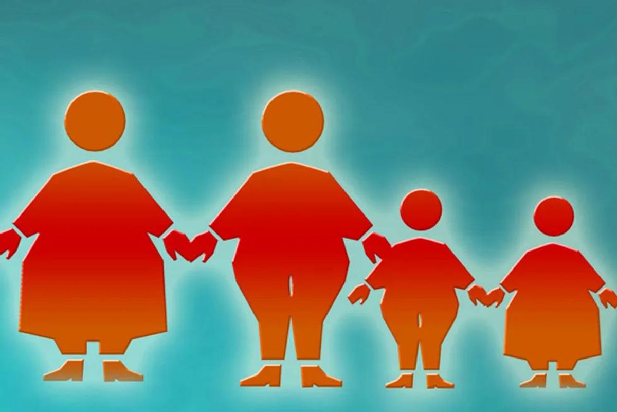 obese family