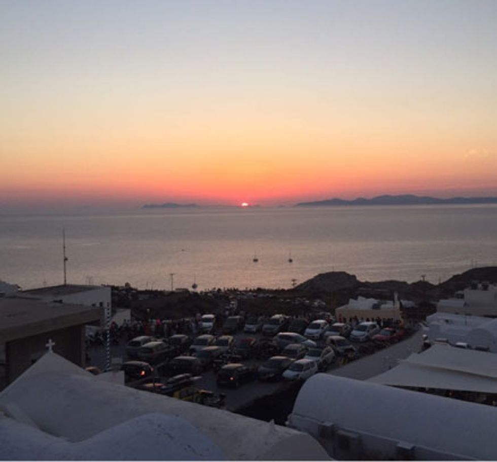 Oia sunsets are not to be missed.