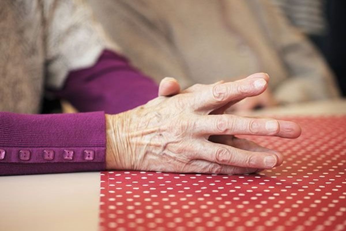 older persons hands