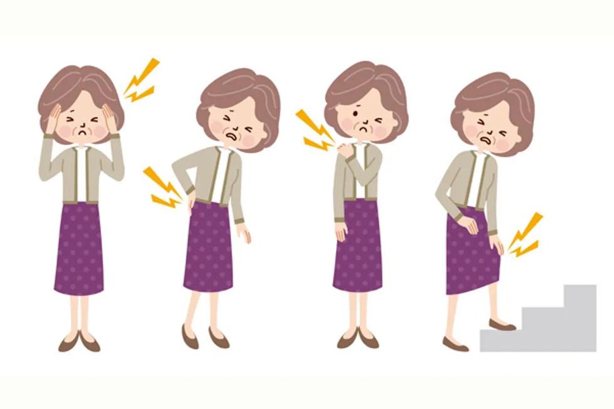 older woman pain