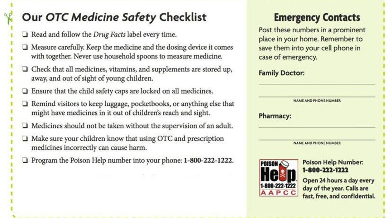 What's Your Family's Medicine Action Plan?