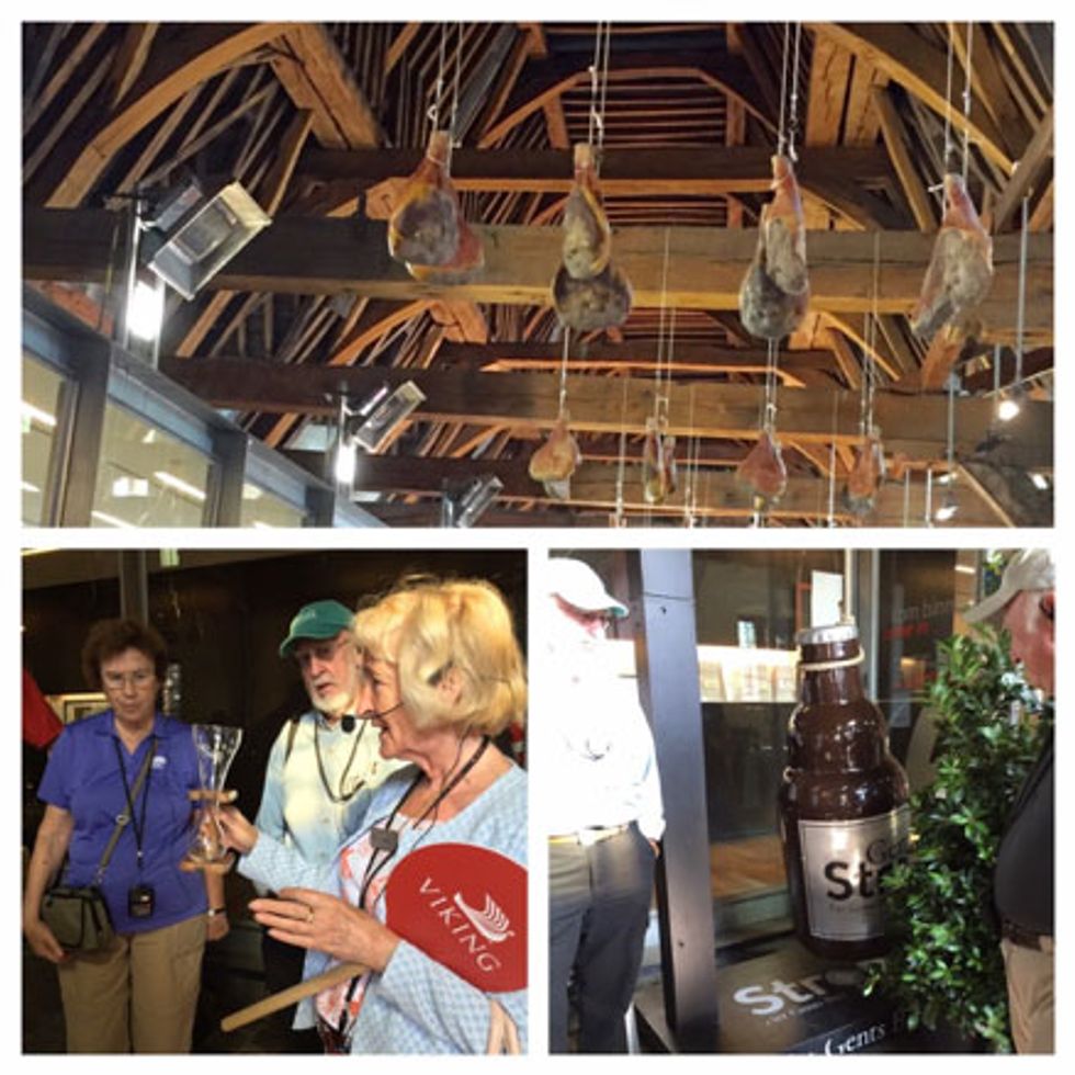 Our tour guide Charline showed us an old meat market, now a popular bar with Belgian beers.