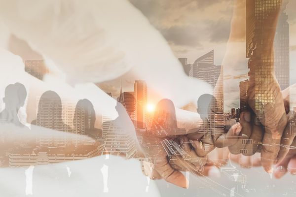 people holding hands