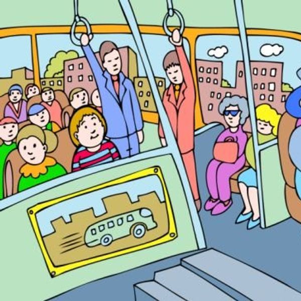 people on the bus
