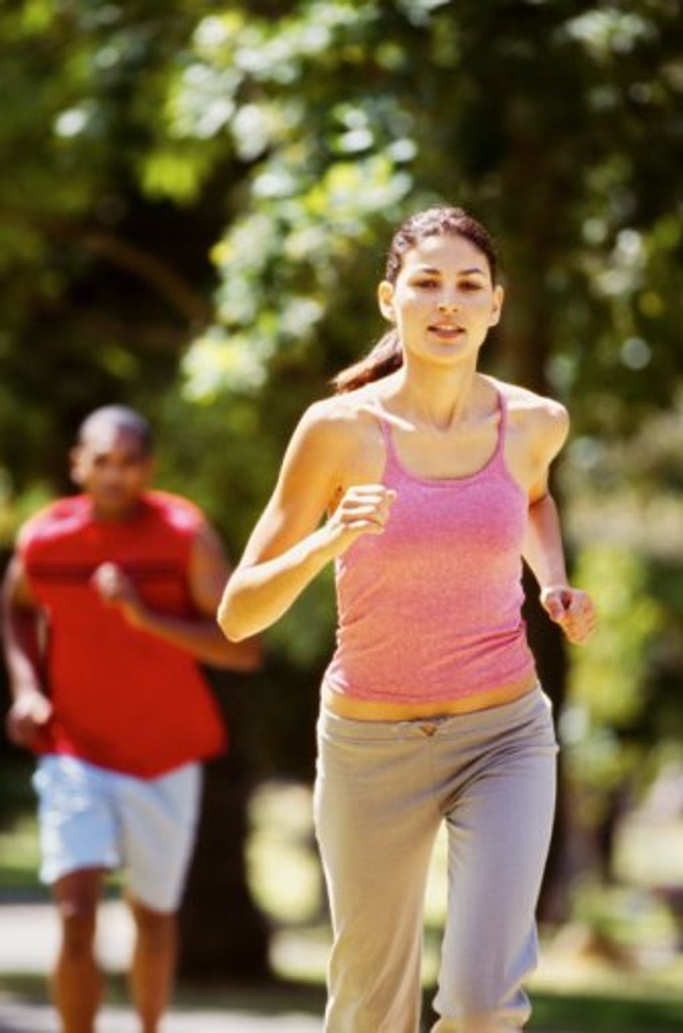 people running