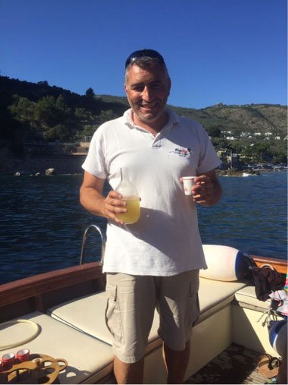 Pepe was our captain on Blue Star.