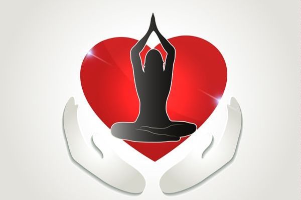 person doing yoga