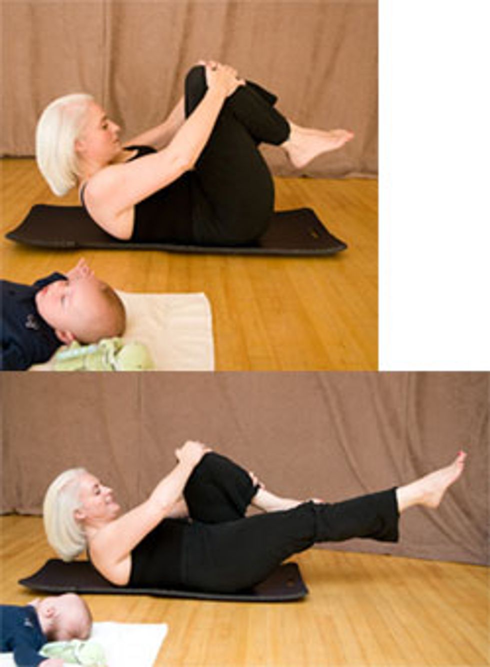 Pilates Single Leg Stretch