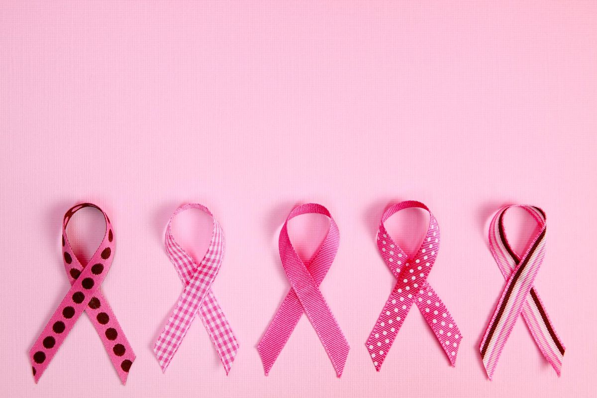Pink Breast Cancer Awareness Ribbons