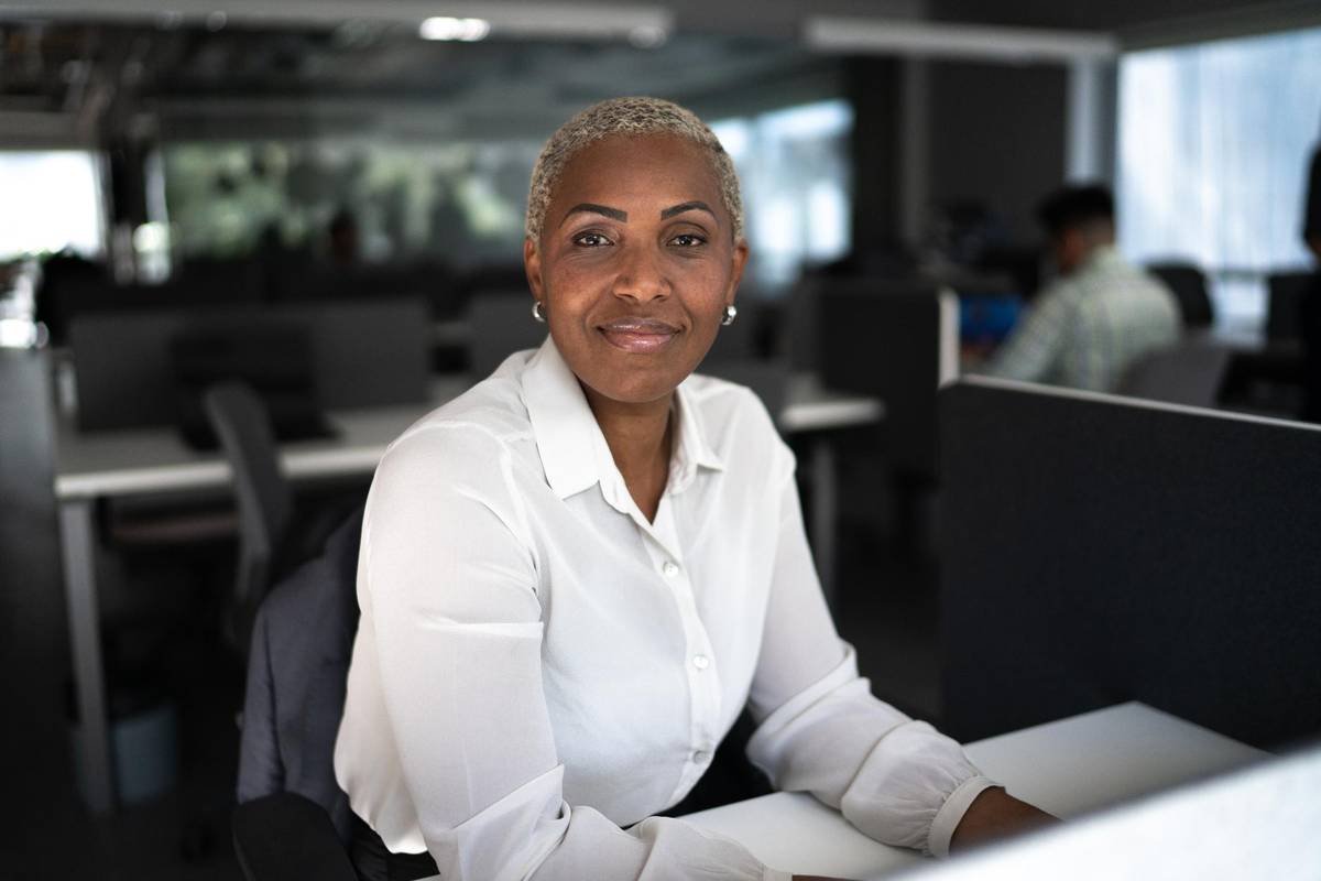Portrait of a businesswoman in the office