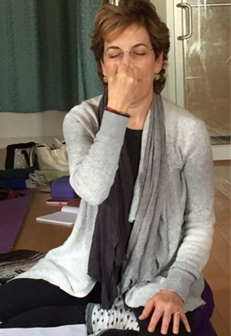 Practicing nadi shodhana can help you relax.