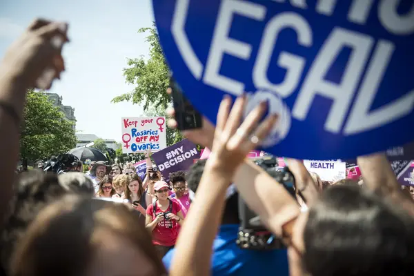 Pro-choice supporters