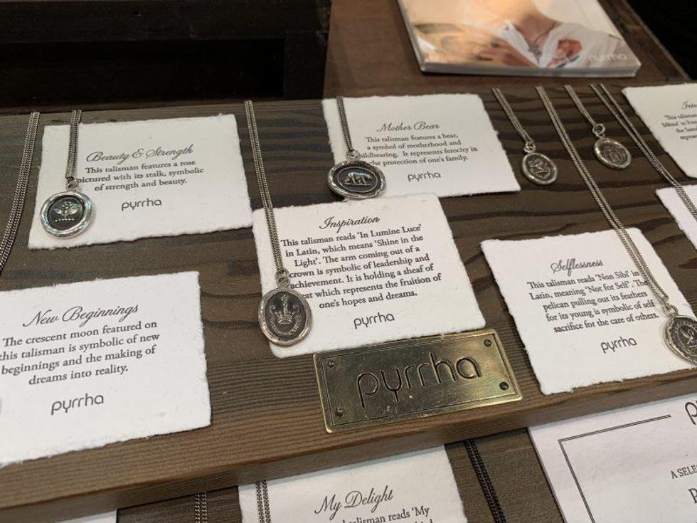 Pyrrha talismans.