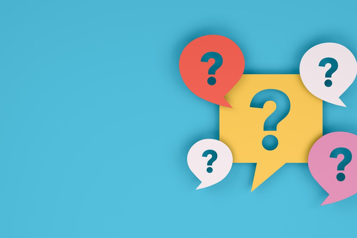 question marks