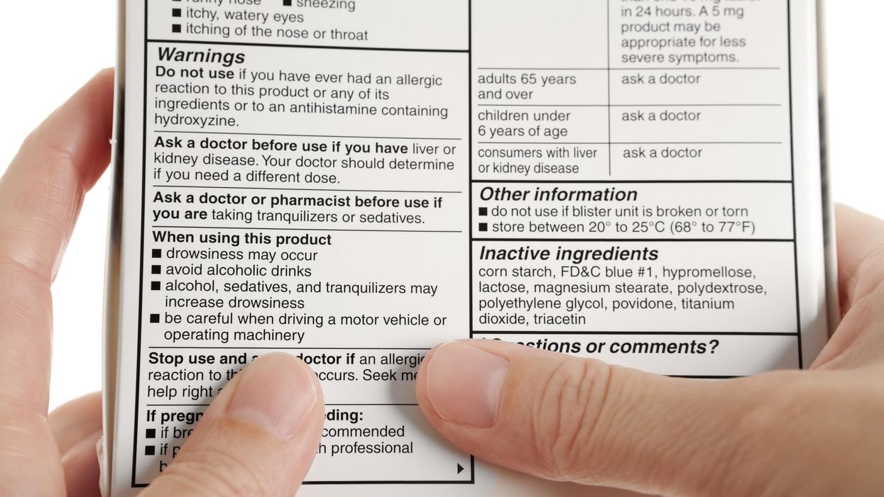 How important is all the information on the labels of over-the ...