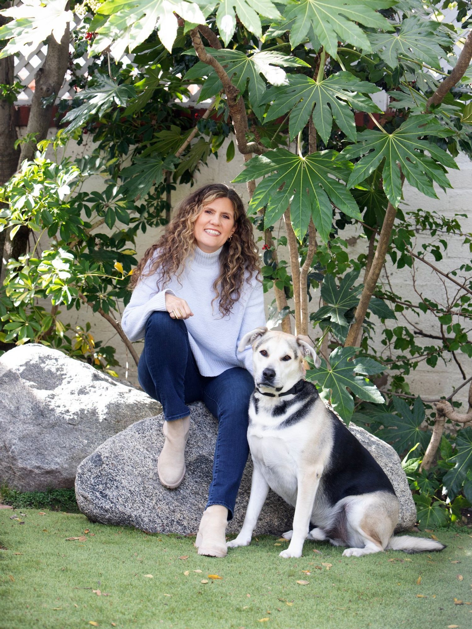 Robin and her dog, Shiloh, 2024