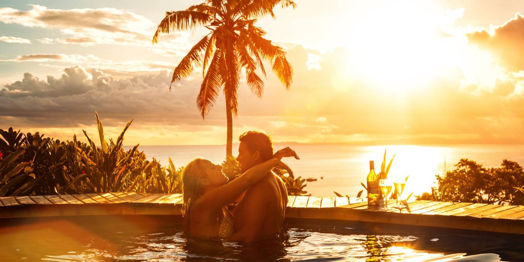 Romantic Couple on Vacation